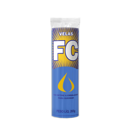 Vela FC Votiva 7 Dias Azul