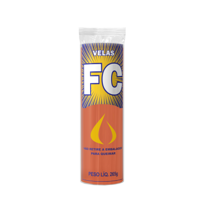 Vela FC Votiva 7 Dias Vermelha